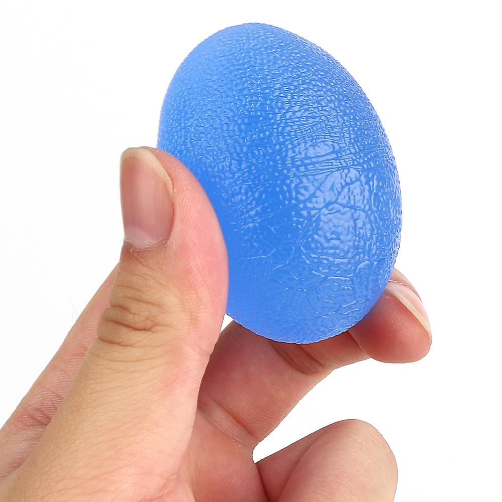 Silicone Massage Therapy Grip Ball For Wrist Finger Strength Exercise Stress Relief(blue 30)