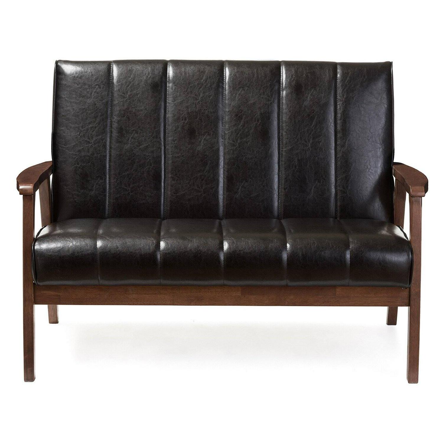 Baxton Studio Nikko Loveseat