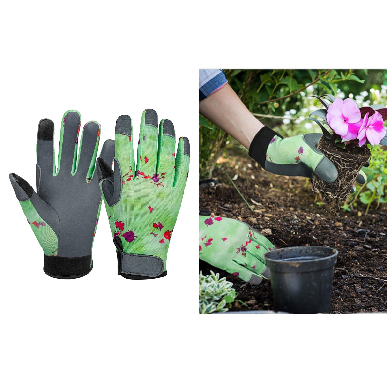 Garden Gloves Gloves Ladies Leather Outdoor Work Gloves Gifts for Women Men XL