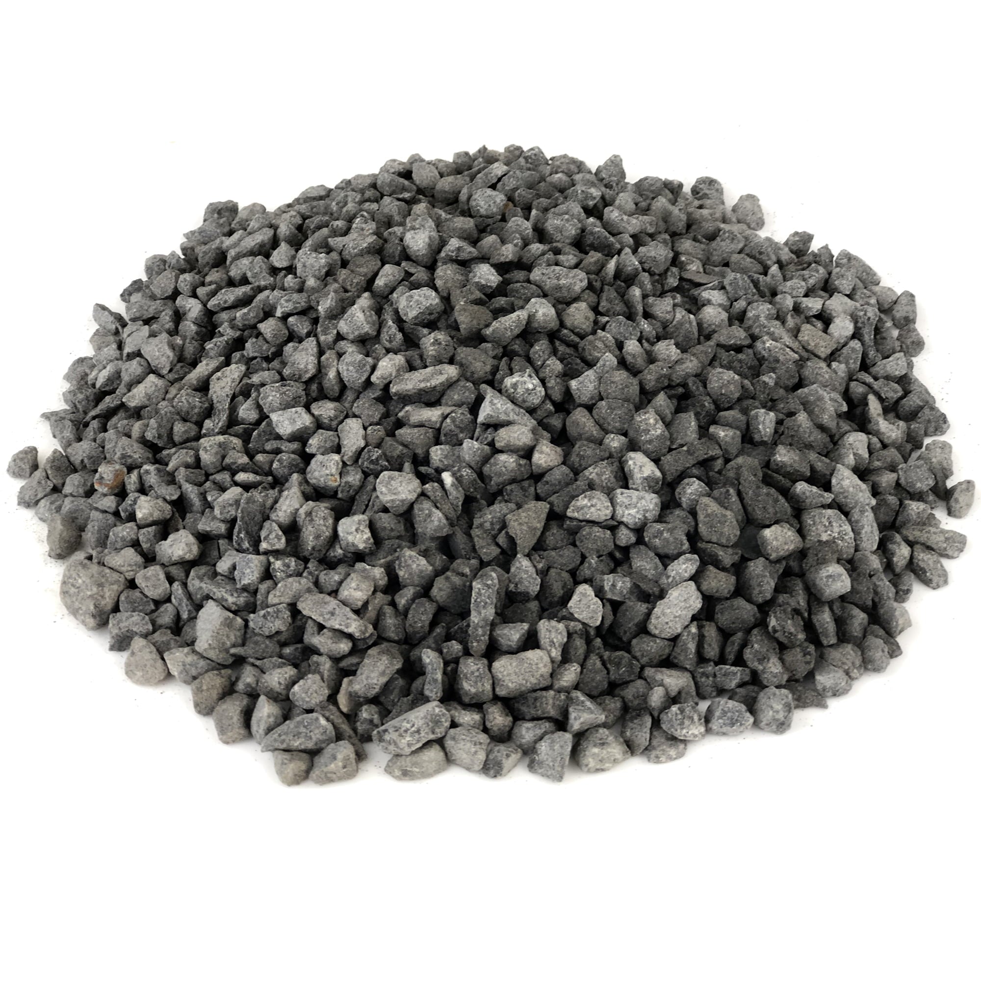 Rainforest Outdoor Decorative Stone, Black Natural Stone Gravel, 900 lbs.