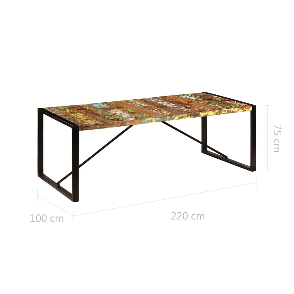 vidaXL Dining Table Kitchen Dining Room Table Furniture for Breakfast Dinner