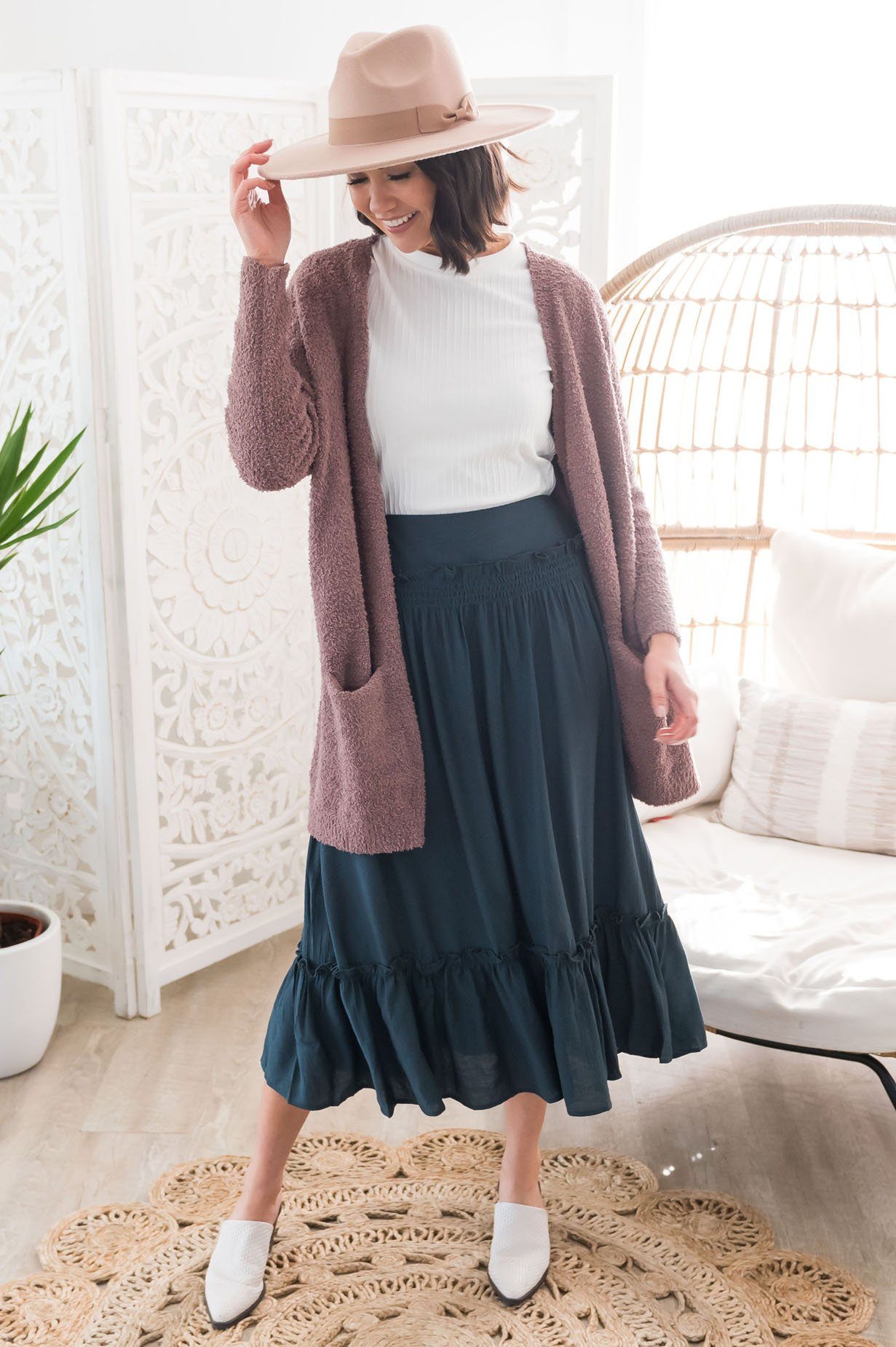 Swept Away Modest Skirt