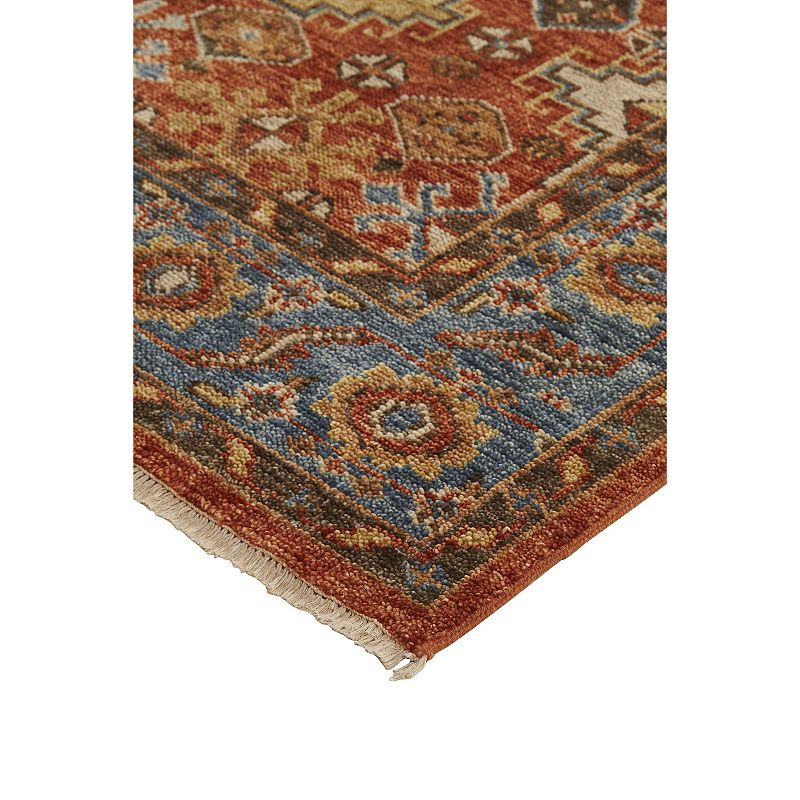 Weave and Wander Irie Traditional Oushak Flora Fauna Rug