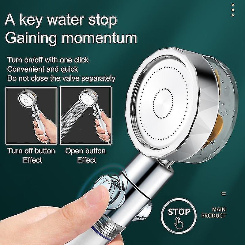 Turbo Maple Handheld Showerhead， Shower Accessories