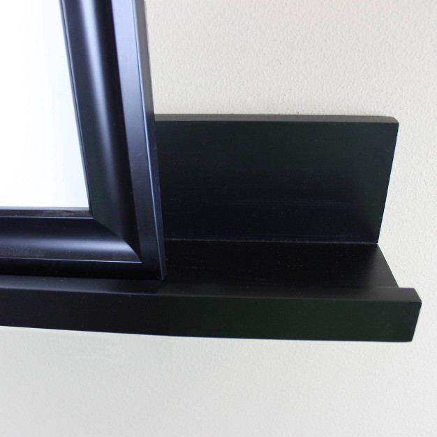 Picture Ledge Wall Shelf Black Inplace