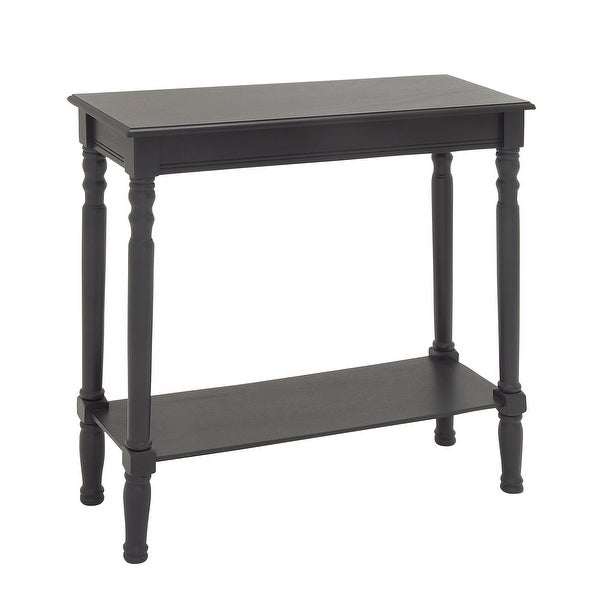 Black Pine Traditional Console Table 32 x 32 x 12 - 32 x 12 x 32