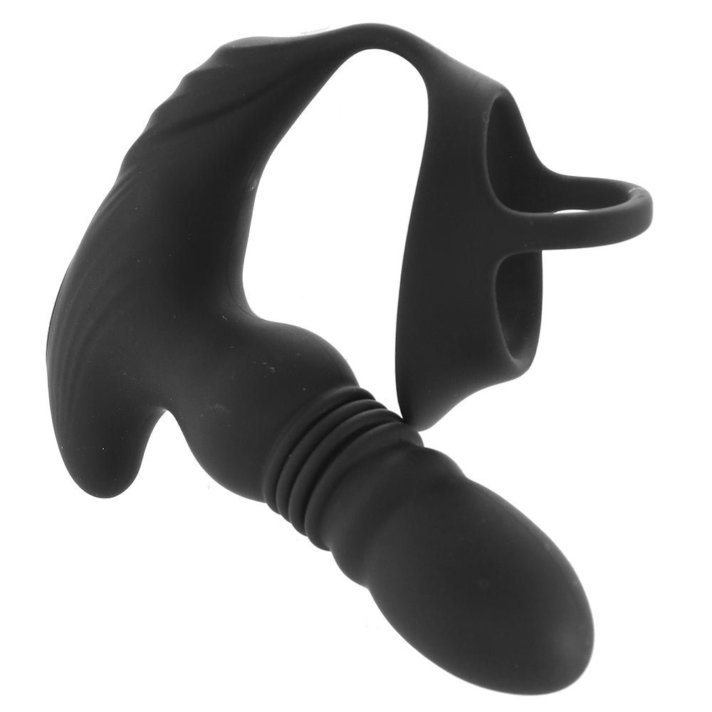 Thunder Plugs Thrusting Remote Plug with Cock Strap