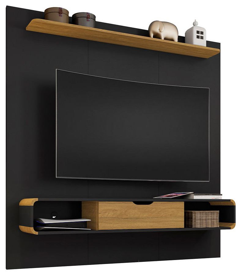 Manhattan Comfort Camberly Floating Entertainment Center 3 Shelves  Decor Shelf   Transitional   Entertainment Centers And Tv Stands   by Manhattan Comfort  Houzz