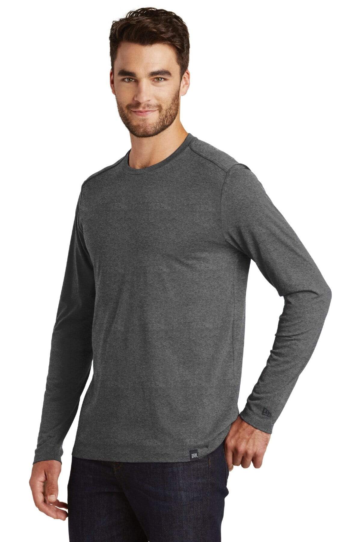 New Era Heritage Blend Long Sleeve Crew Tee