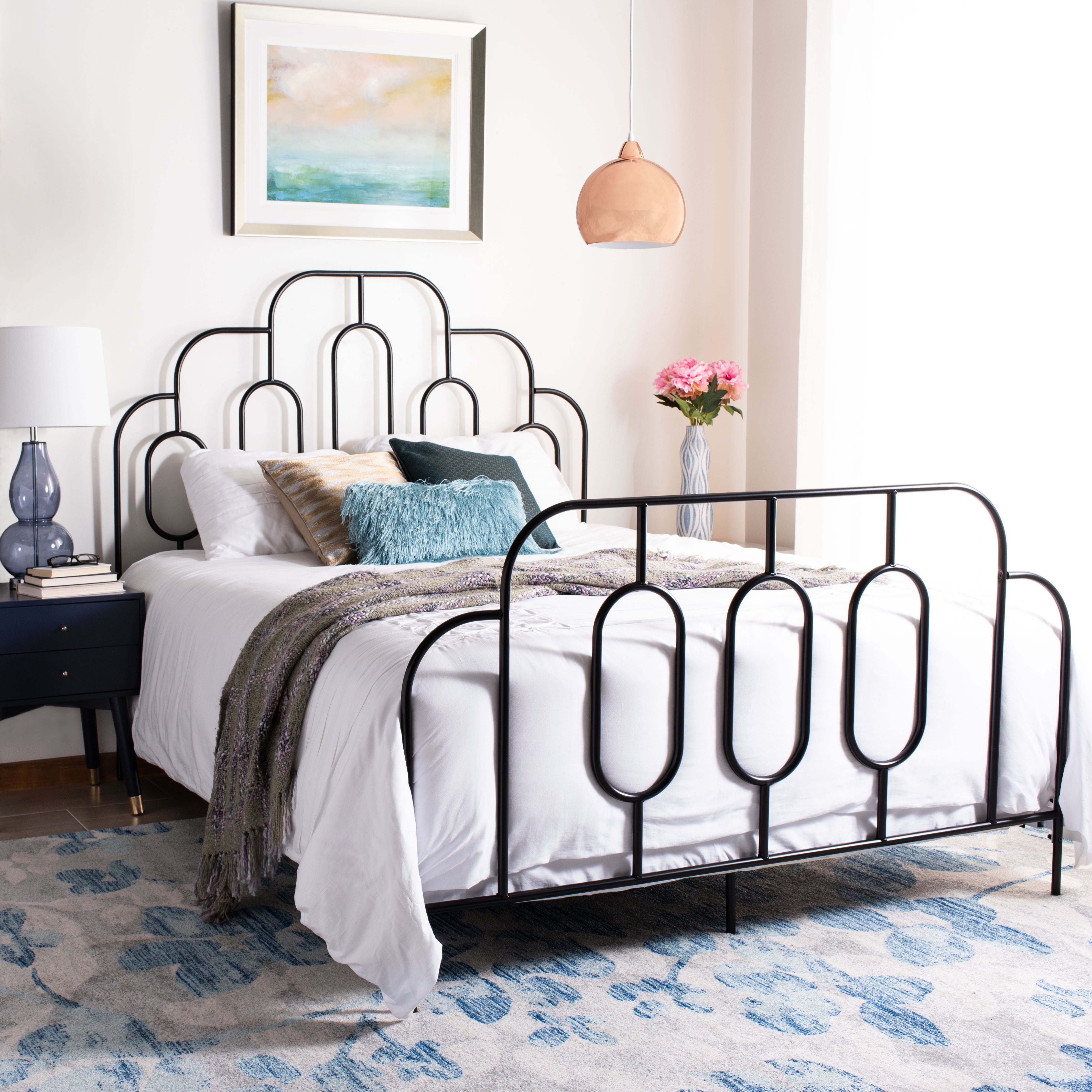 Safavieh Paloma Metal Retro Bed Frame