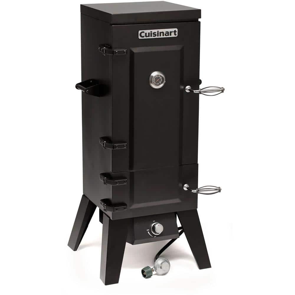 Cuisinart Vertical 36 in Propane Gas Smoker in Black