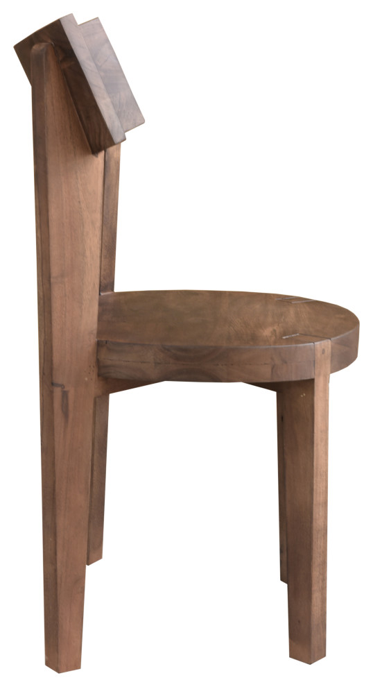 Arcadia Vinegar Brown Dining Chairs  Set of 2   Transitional   Dining Chairs   by Coast to Coast Imports  LLC  Houzz