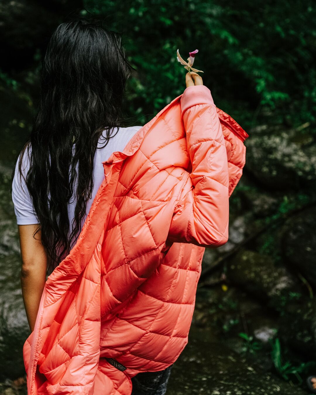 Lorelei Oversized Insulated Jacket - Shell Pink