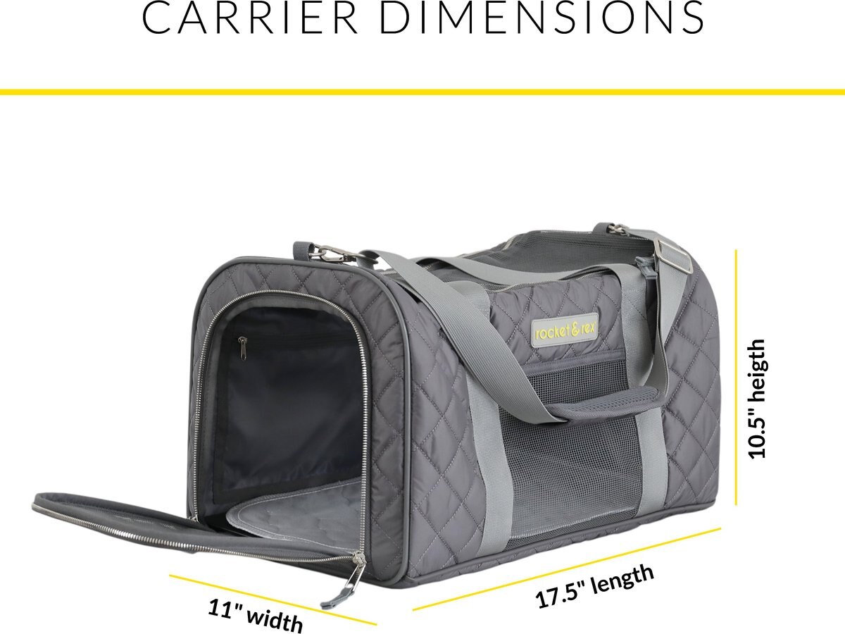 Rocket and Rex Athleisure Soft-Sided Dog and Cat Carrier