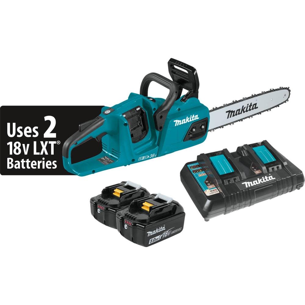 18V X2 (36V) LXT? Lithium-Ion Brushless Cordless 14 Chain Saw Kit (5.0Ah) ;