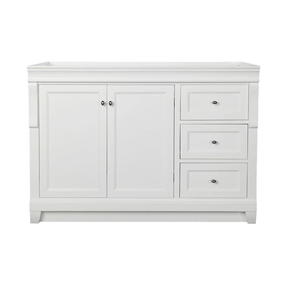 Home Decorators Collection Naples 48 in. W Bath Vanity Cabinet Only in White NAWA4821D