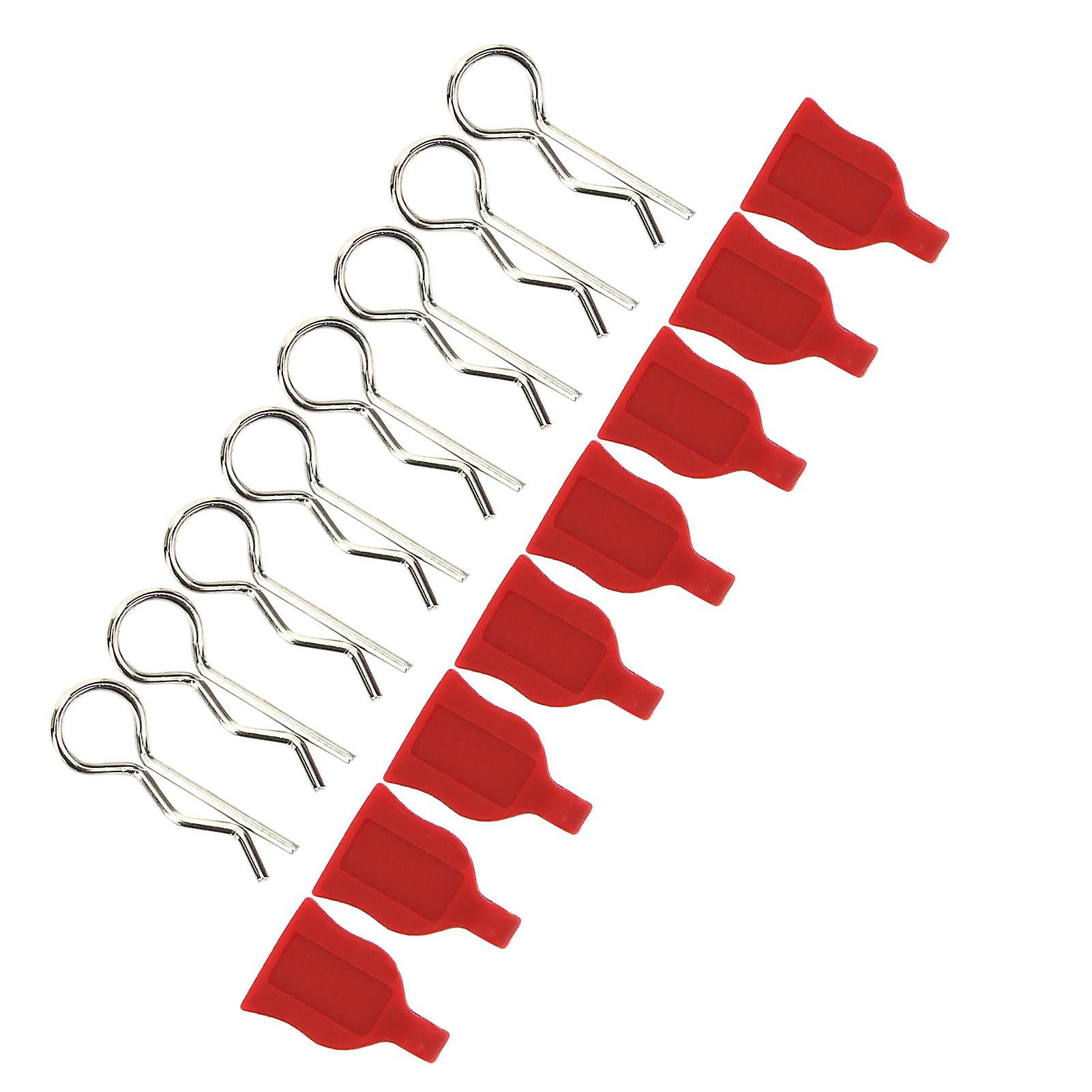 1/10 Model Car Universal Fixed Remote Control Car Shell Buckle Silicone Pads Rc Accessoryred