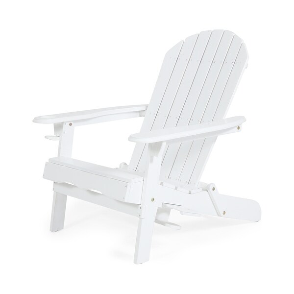 Bellwood Acacia Wood Folding Adirondack Chair by Christopher Knight Home