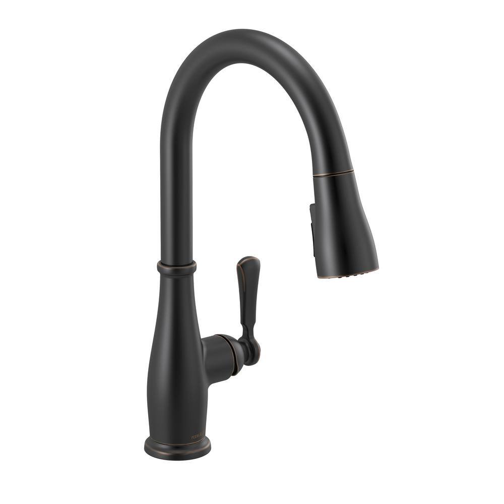 Peerless Elmhurst Single-Handle Pull-Down Sprayer Kitchen Faucet in Oil Rubbed Bronze P7965LF-OB