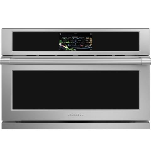 Monogram ZSB9132NSS 30quot Five in One Wall Oven with 120V Advantium Tec