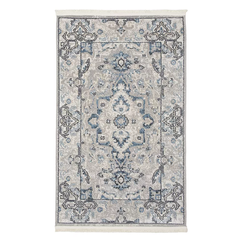 Nourison Geneva Traditional Bordered Fringe Indoor Rug