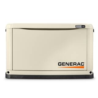 Generac Guardian 16000-Watt Air-Cooled Whole House Generator with Wi-Fi and 200-Amp Transfer Switch 7178