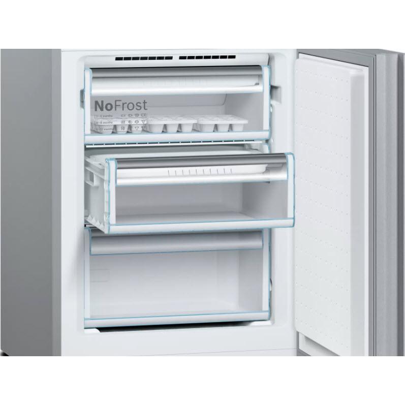 Bosch 24-inch, 10 cu.ft. Counter-Depth Bottom Freezer Refrigerator with LED Lighting B10CB81NVW