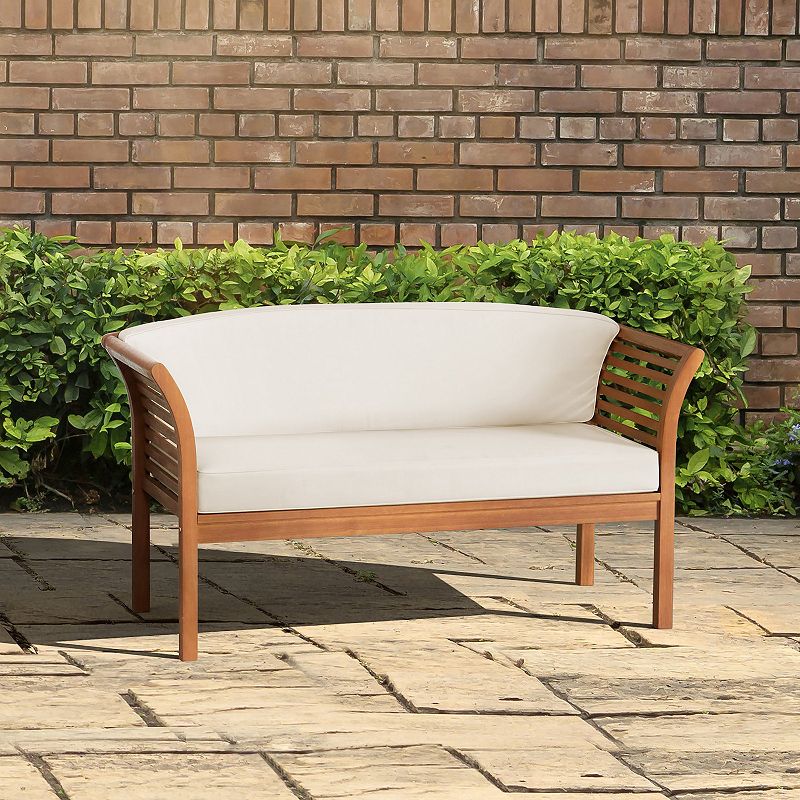 Alaterre Furniture Stamford Outdoor Patio Bench