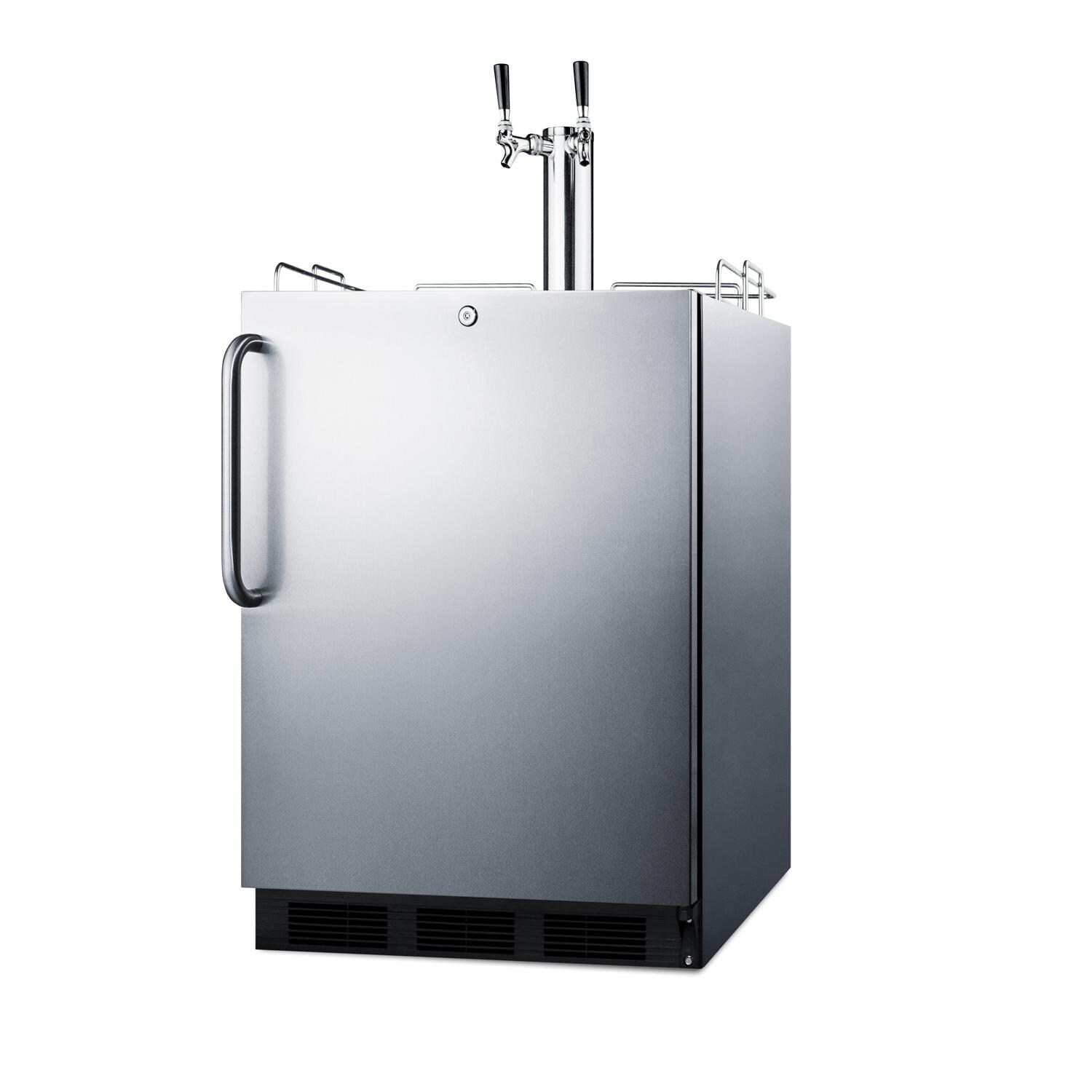 Summit ADA Compliant Outdoor Rated Double Tap Beer Dispenser / Kegerator