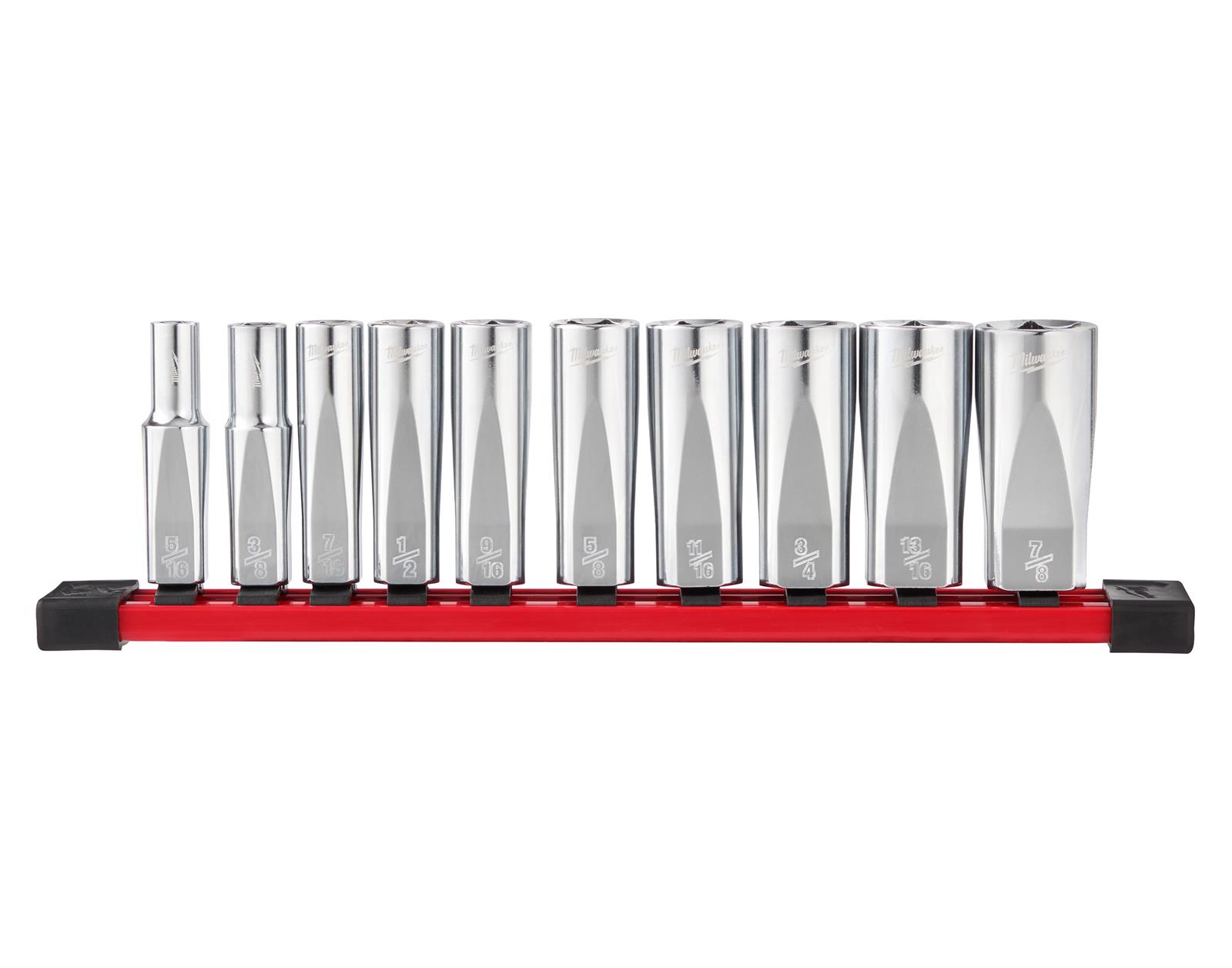 Milwaukee Tool 48-22-9405 Milwaukee 6-Point Sockets with FOUR FLAT Sides