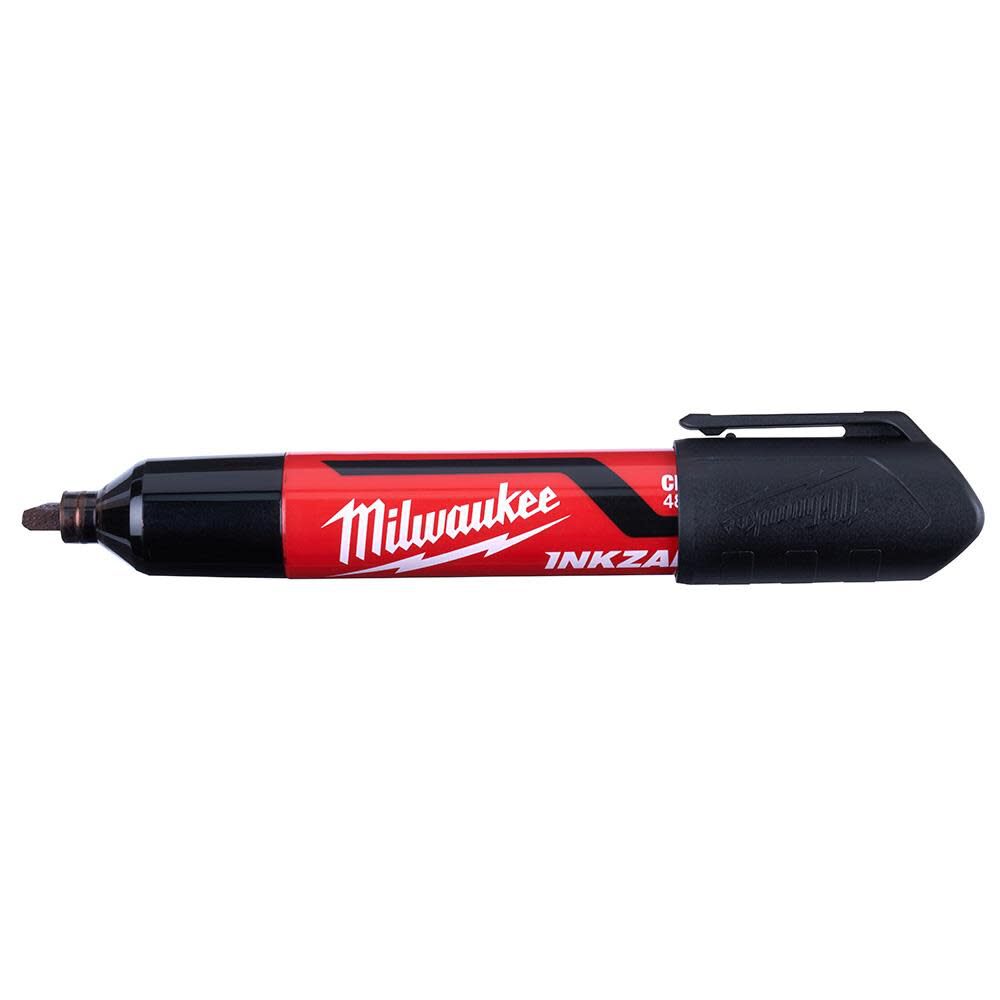 Milwaukee INKZALL Large Chisel Tip Black Marker 48-22-3255 from Milwaukee