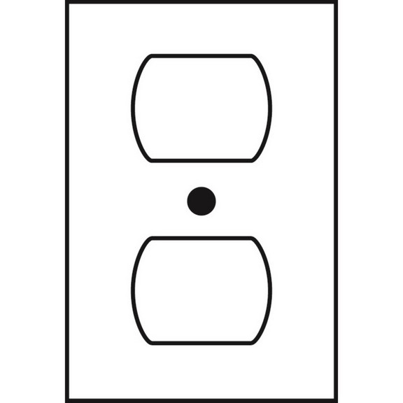 Sunlite 50640 SU E211/S 1 Gang Duplex Receptacle P...