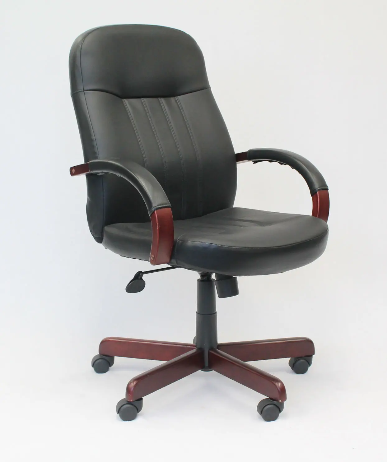 LeatherPlus Black Office Chair