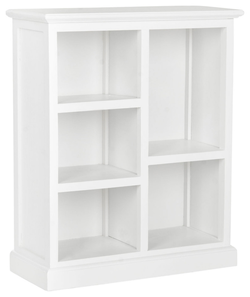 Bingham Bookcase White   Transitional   Bookcases   by Peachtree Fine Furniture  Houzz