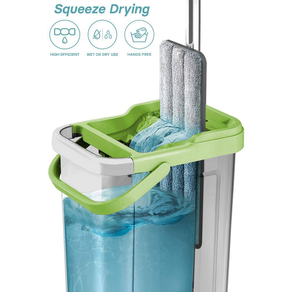 IT'S EZ DON'T SWEAT IT It's EZ Premium Multi-Surface Microfiber Spray Mop with Squeeze Bucket EZ-55112