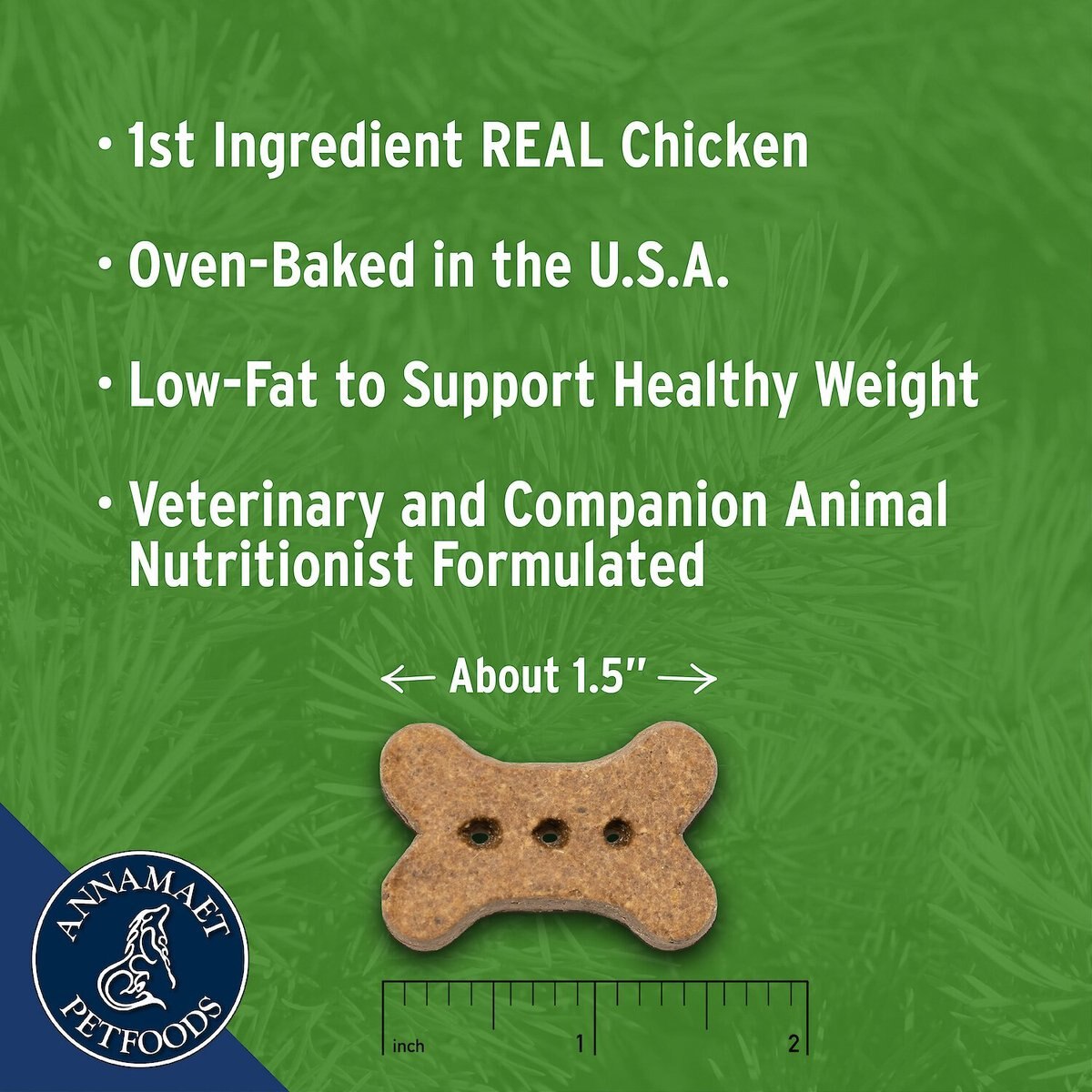 Annamaet Grain-Free Lean Reduced Fat Formula Dog Treats