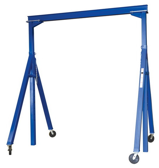 Vestil AHS 8 20 14 adj height steel gantry crane 8...