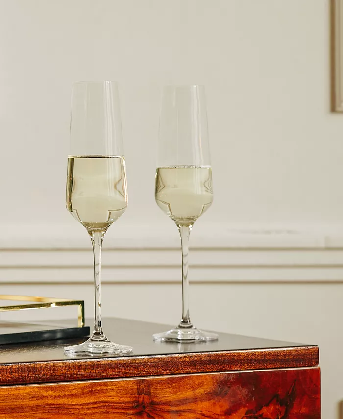 Hotel Collection Set of 4 Flute Glasses