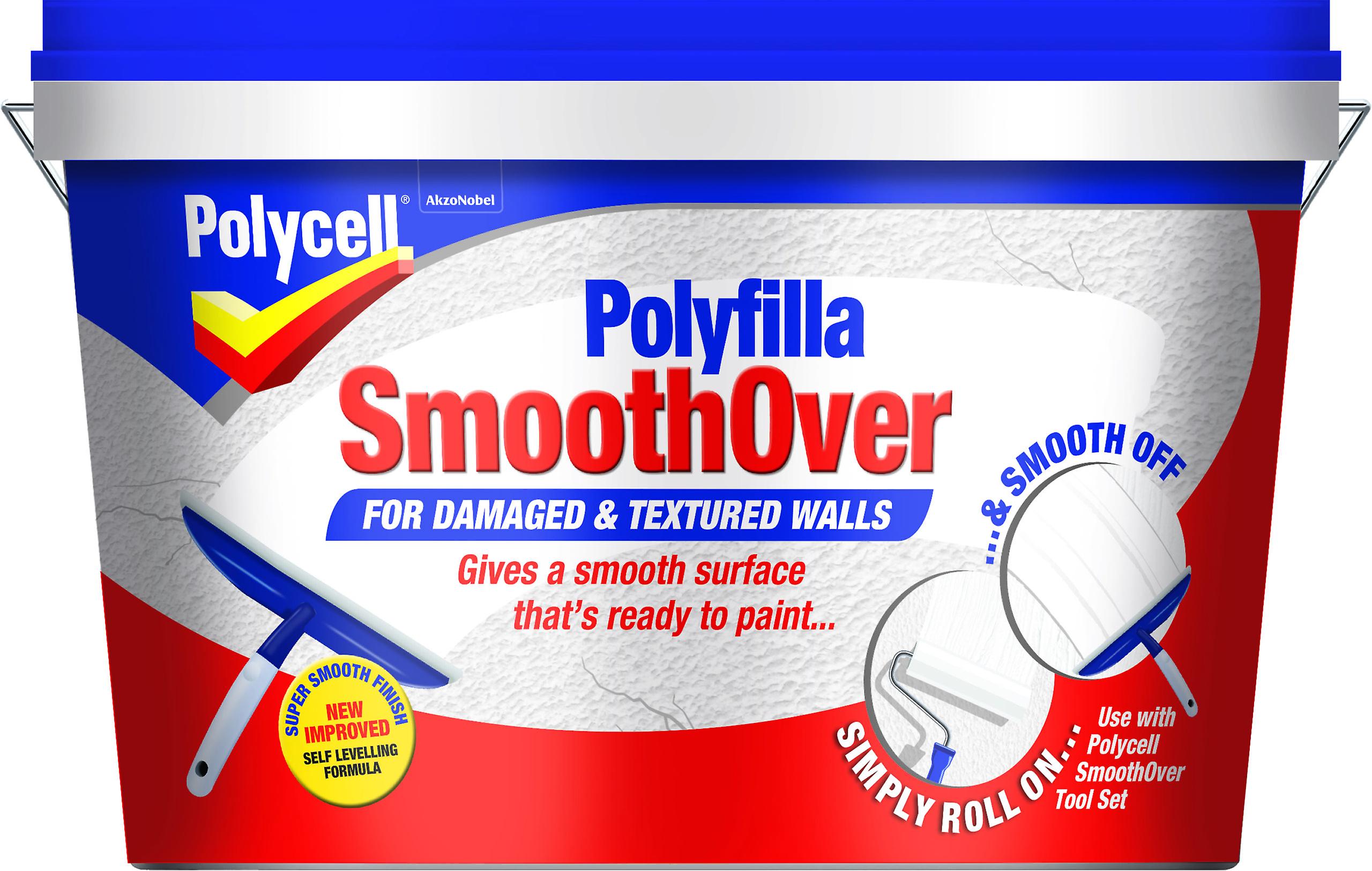 Polycell 2.5L Smooth Over Damaged Textured Walls