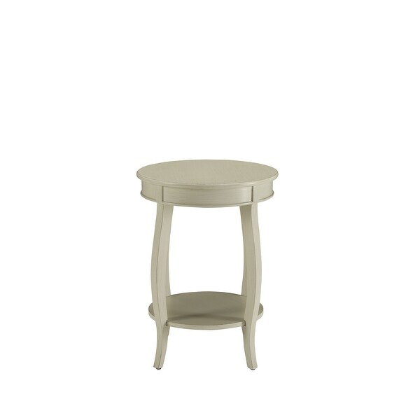 Side Table in Antique White - 18