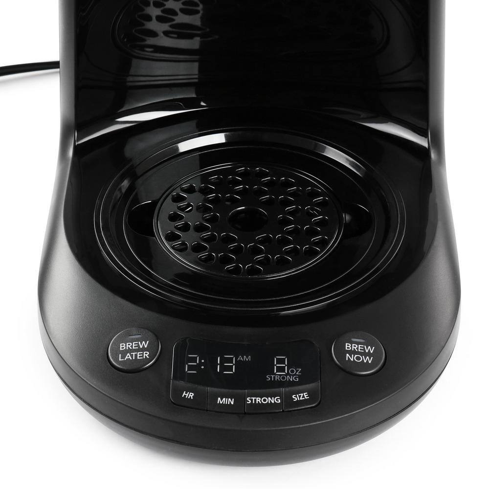 Mr. Coffee Programmable Single Serve and 10 Cup Coffee Maker in Black 985120290M