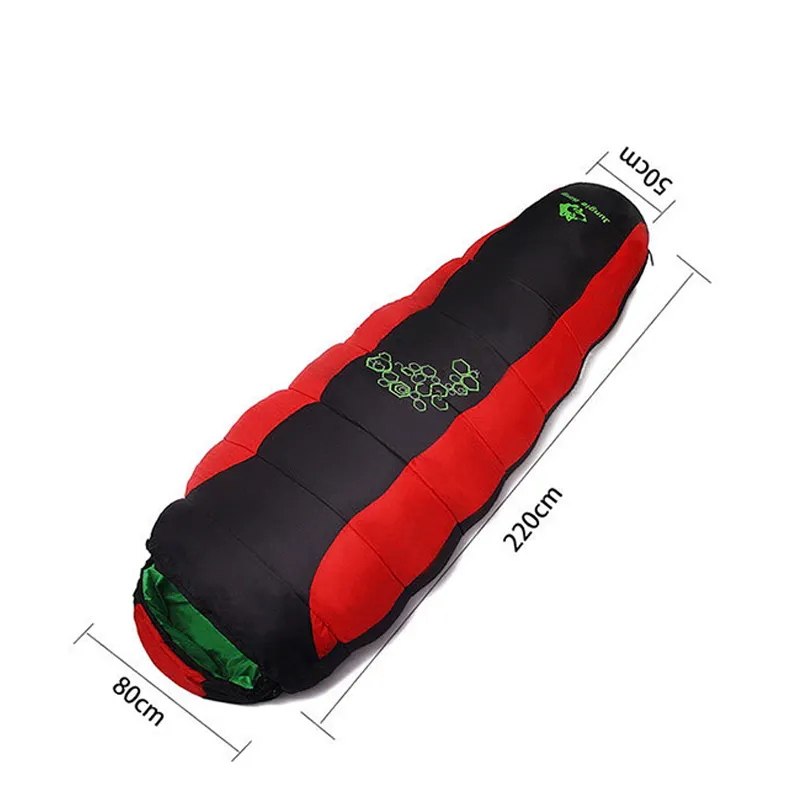 Waterproof outdoor camping sleeping bag air conditioning sleeping bag 3 season outdoor cotton sleeping bag