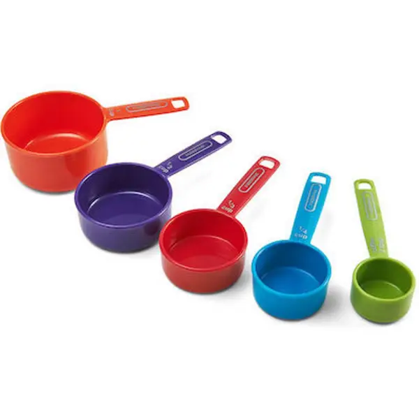 Farberware 5-Piece Set Professional Plastic Measuring Cups with Coffee Scoop