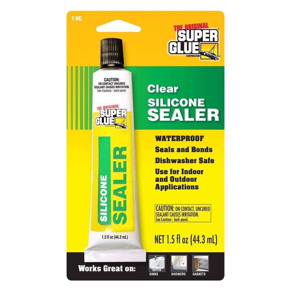 Super Glue 1.5 fl. oz. Silicone Sealant (12-Pack) T-HC