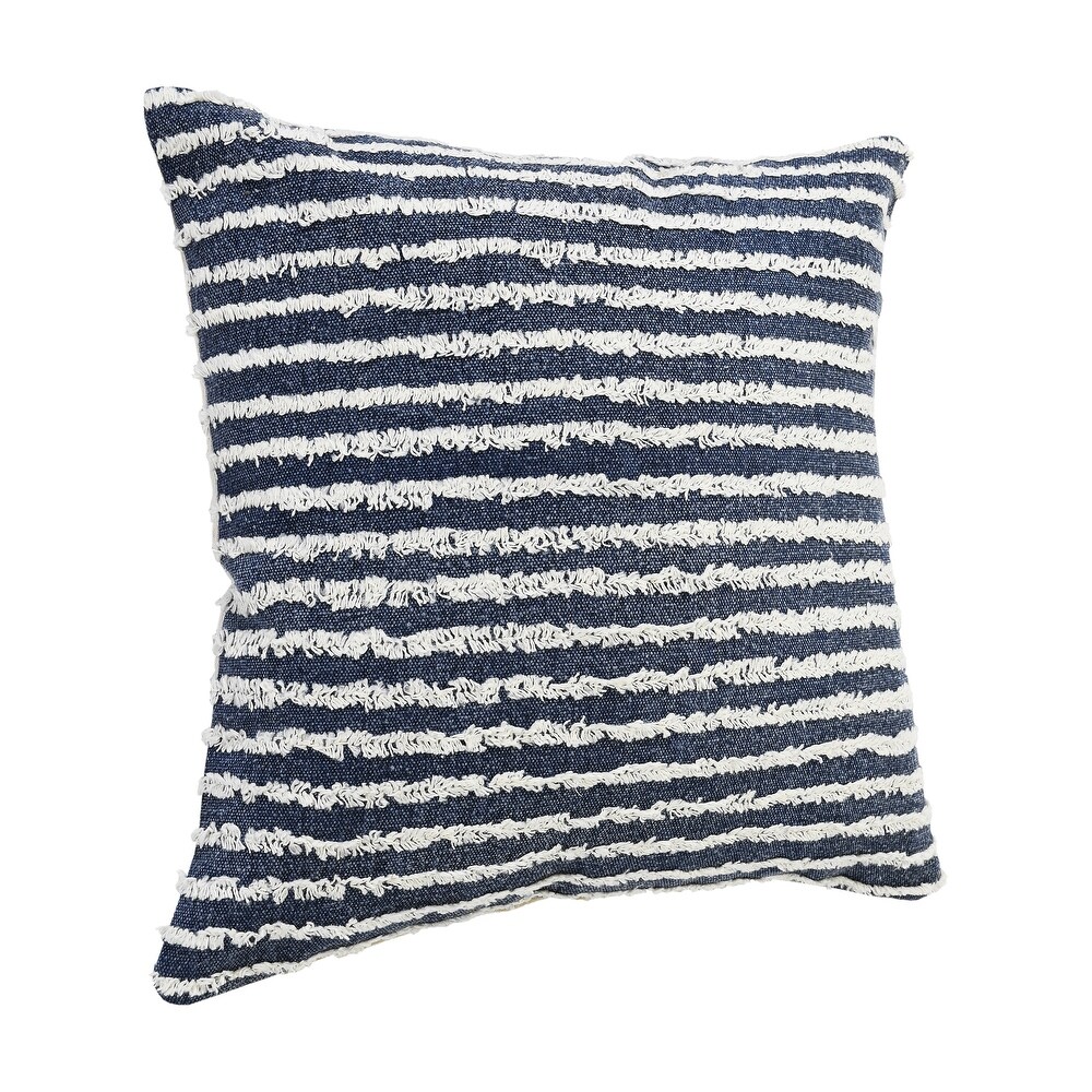 LR Home Ensign Blue Wispy Ways Throw Pillow