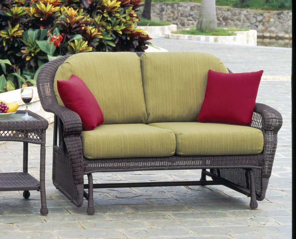 Montego Bay Double Glider   Tropical   Outdoor Loveseats   by South Sea Outdoor Living  Houzz