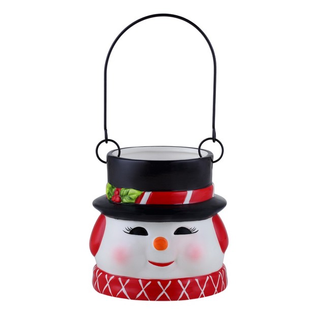 Nostalgic Ceramic Container Snowman