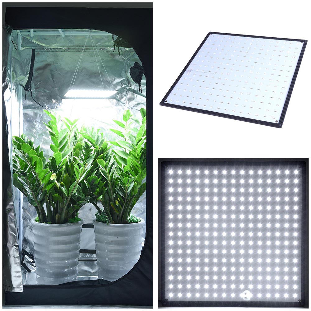 Yescom 22w LED Grow Light Panel Indoor Growing 225 Ultrathin White