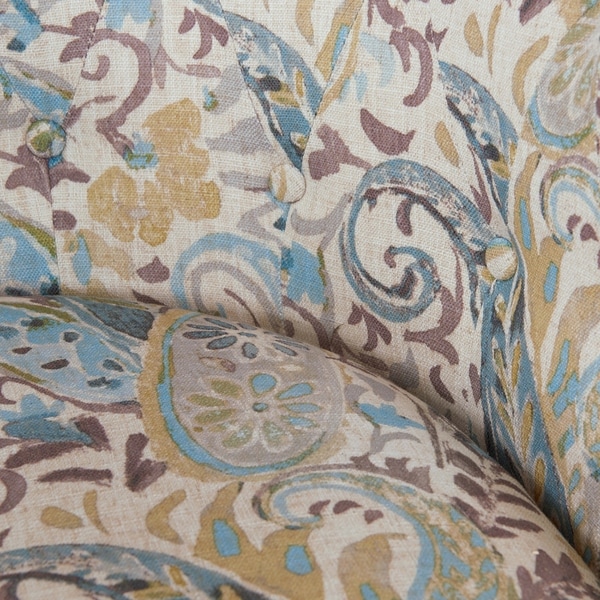 Gracewood Hollow Mungoshi Multi Blue Paisley Arm Chair