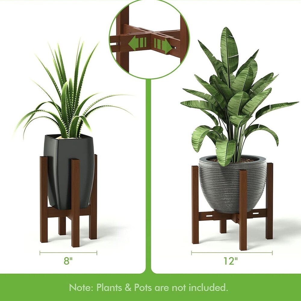 Adjustable Indoor Plant Holder Rack (1 Pack  Plant Stand Only)